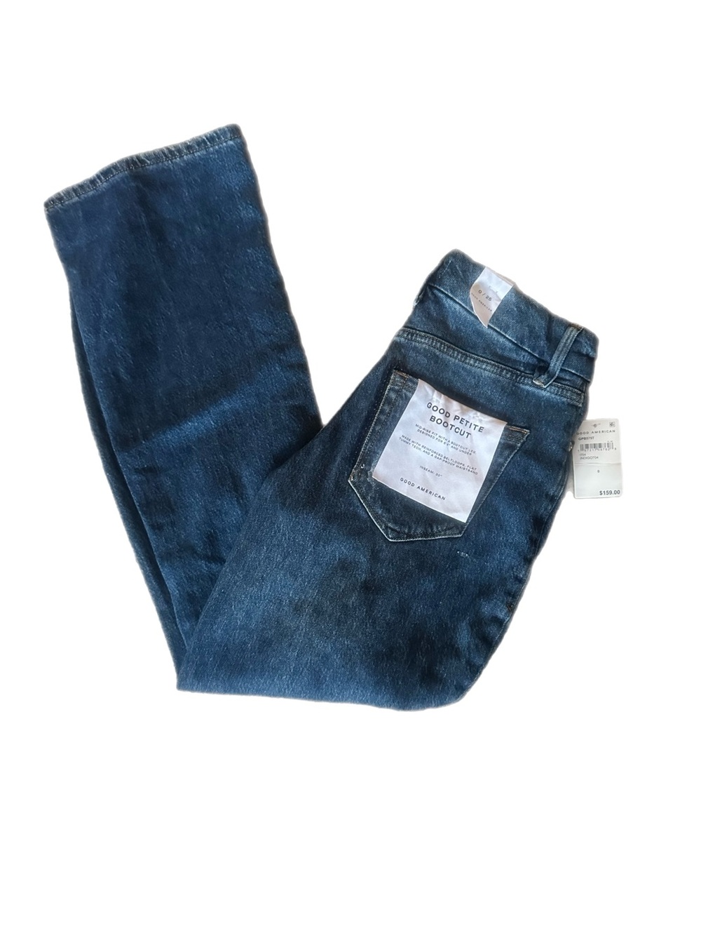 Good American Dark Blue Bootcut Jeans
